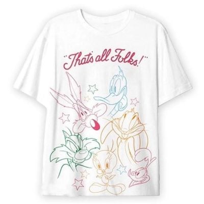 Camiseta Unissex Looney Tunes (Tam G)