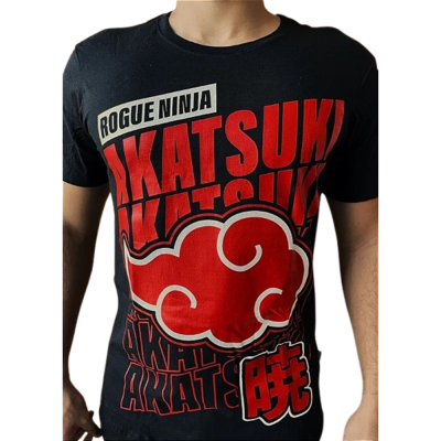 Camiseta Unissex Naruto Akatsuki (Tam Xgg)