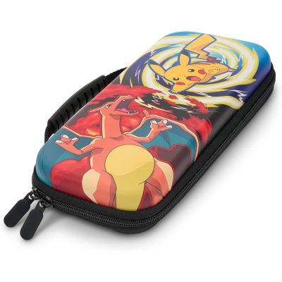 Charizard Vs Pikachu - Case Para Nintendo Switch Com Espaço Para Jogos (Powera)