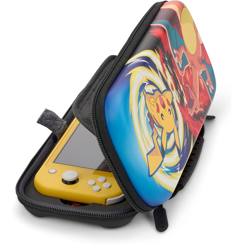 Charizard Vs Pikachu - Case Para Nintendo Switch Com Espaço Para Jogos (Powera)
