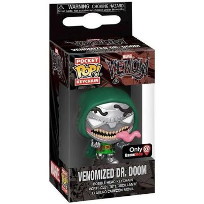 Chaveiro Funko Venomized Dr Doom ( Pocket Pop Keychain Marvel)