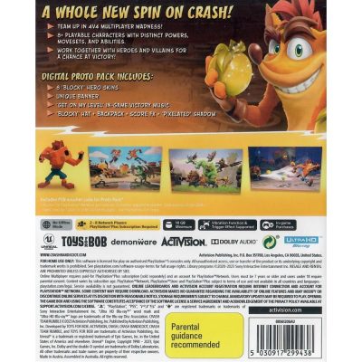Crash Team Rumble Aust Version Ps5