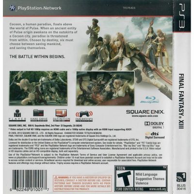 Final Fantasy Xiii Ps3