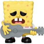 Funko Pop Ripped Pants Spongebob 1666 (Bob Esponja 25 Anos, Com Guitarra)