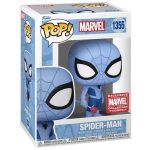 Funko Pop Spider-Man 1355 (Blue With A Rose) (Marvel Collector Corps)