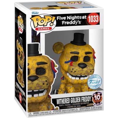 Funko Pop Withered Golden Freddy 1033 (Five Nights At Freddy's)