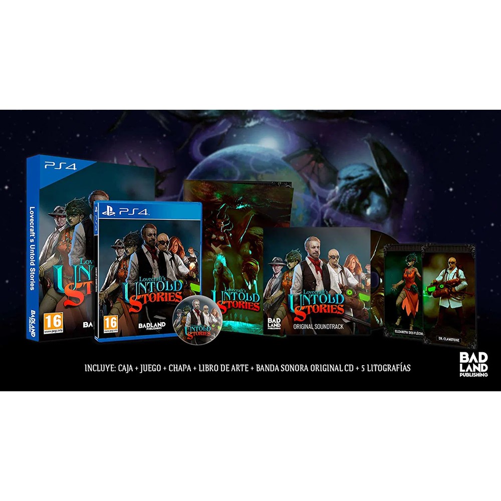Lovecraft's Untold Stories: Collector's Edition Ps4 (Edição De Colecionador)