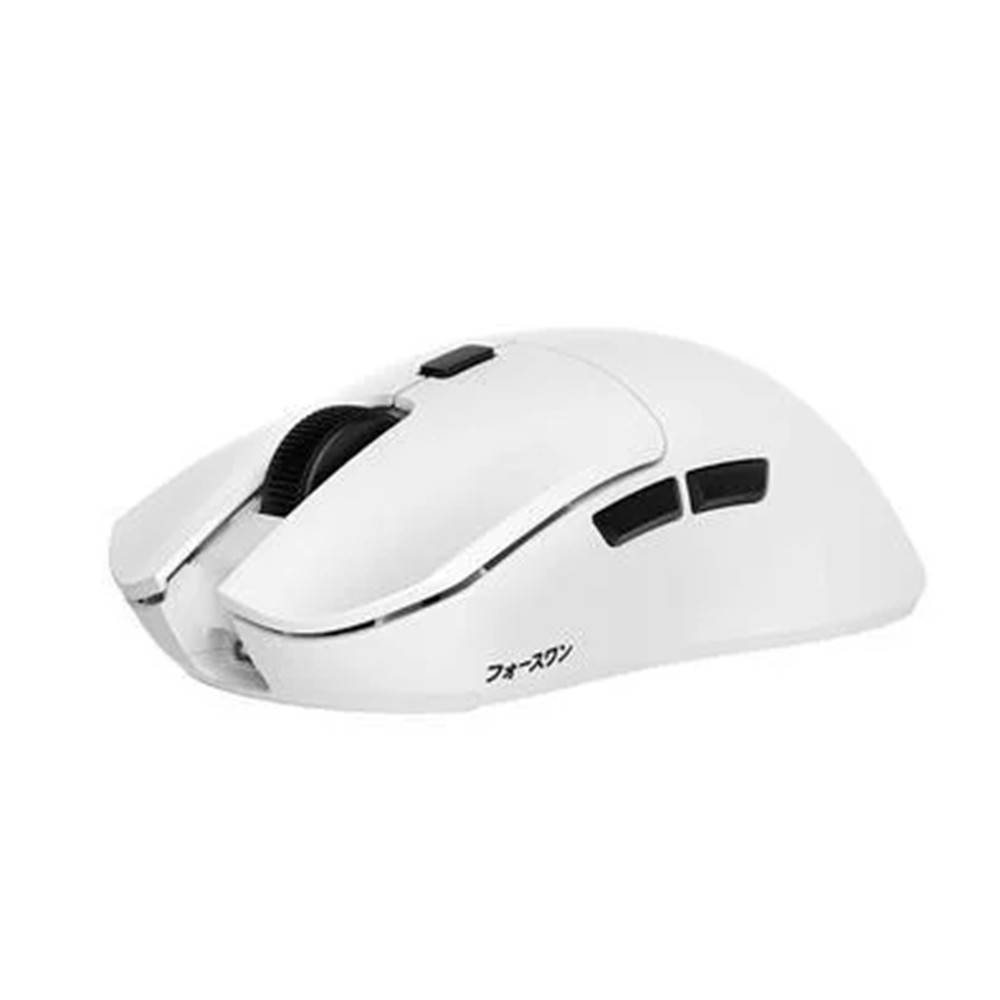 Mouse Gamer Sem Fio Force One Hoku Pro 26000 Dpi Ultraleve (63G) Branco