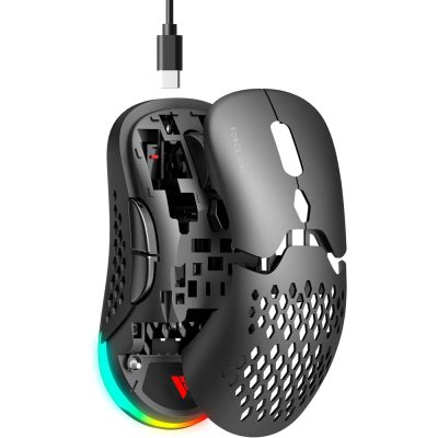 Mouse Gamer Sem Fio Force One Lynx 19.000 Dpi /Rgb /Wireless
