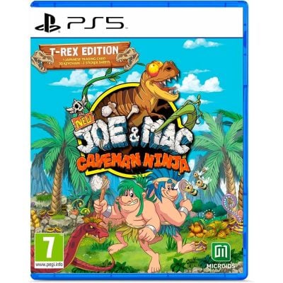 New Joe & Mac Caveman Ninja T-Rex Edition Ps5