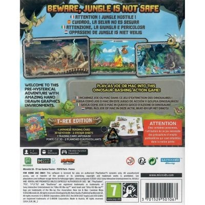 New Joe & Mac Caveman Ninja T-Rex Edition Ps5