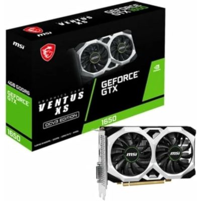 Placa De Vídeo Msi Geforce Gtx 1650 D6 Ventus Xs Ocv3, 4Gb Gddr6, 128-Bit - 912-V812-003