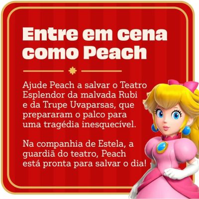 Princess Peach Showtime Nintendo Switch (Jogo Midia Fisica)