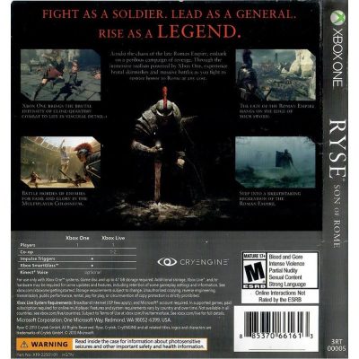 Ryse Son Of Rome Xbox One #3