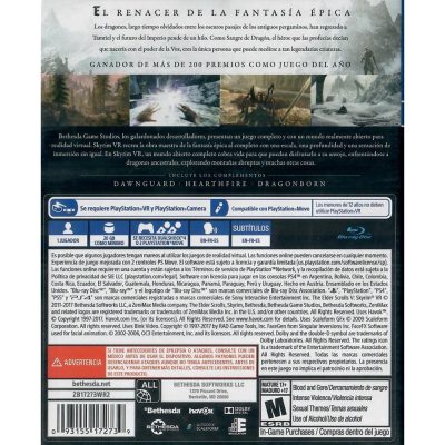 The Elder Scrolls V Skyrim Vr Ps4
