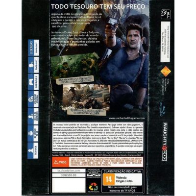 Uncharted 4 A Thiefs End Ps4 #1 (Capa De Papelão)