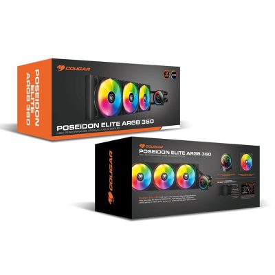 Water Cooler Cougar Poseidon Elite Argb 360 Black
