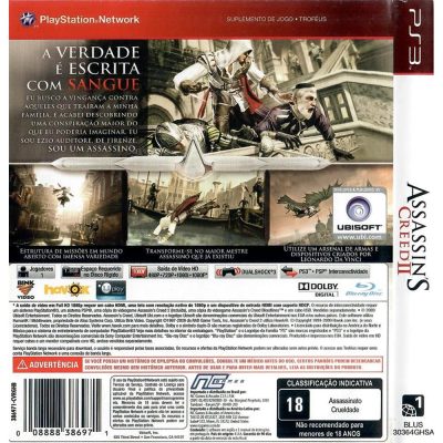 Assassins Creed Ii Ps3 (Greatest Hits)