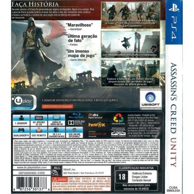 Assassins Creed Unity Ps4 #1