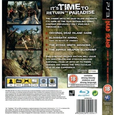 Dead Island Game Of The Year Edition Ps3 (Sem Manual)