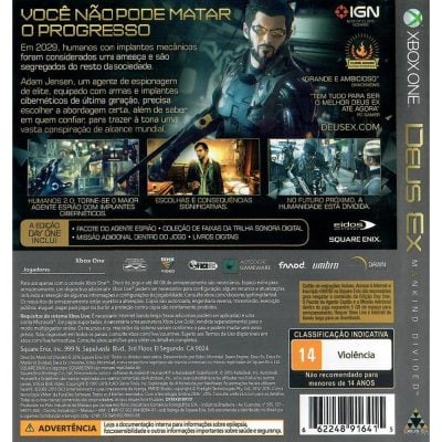Deus Ex Mankind Divided Xbox One