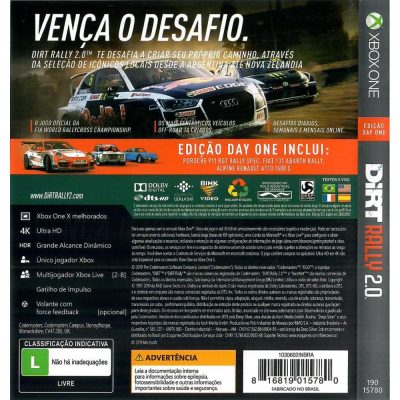 Dirt Rally 2.0 Xbox One (Edição Day One)