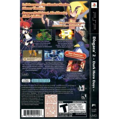 Disgaea 2 Darkhero Days Psp