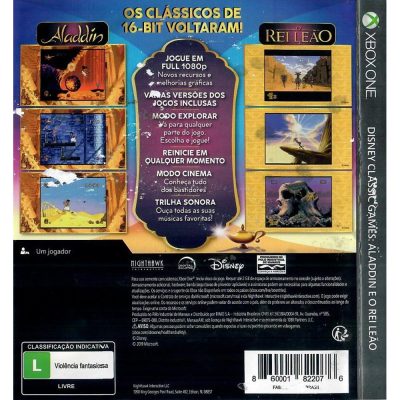 Disney Classic Games Aladdin E Rei Leão Xbox One #2