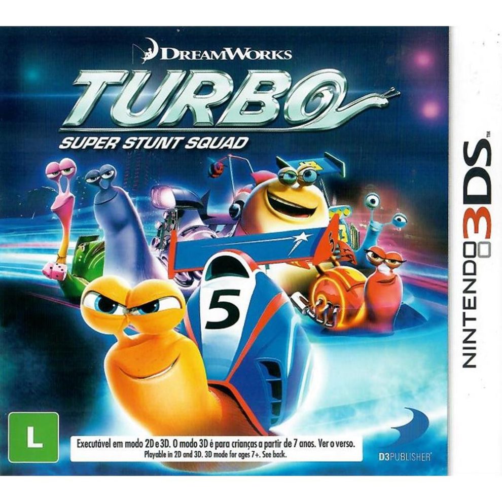 Dreamworks Turbo Super Stunt Squad Nintendo 3DS (Seminovo) (Jogo Mídia ...