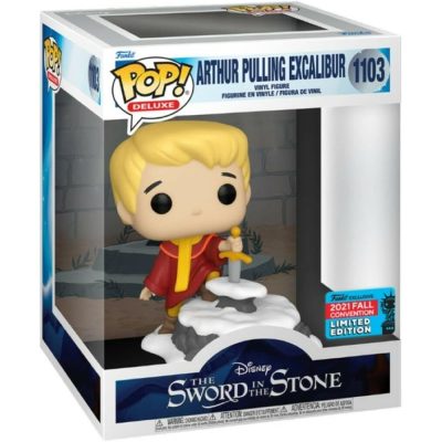 Funko Pop Arthur Pulling Excalibur 1103 (The Sword In The Stone) (Deluxe) (Fall Convention 2021)