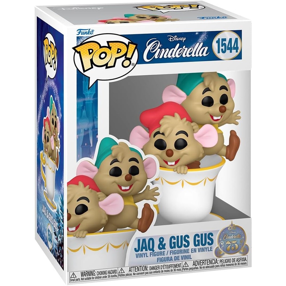 Funko Pop Jaq & Gus Gus 1544 (Cinderella's 75Th Anniversary)