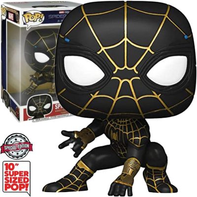Funko Pop Spider-Man Black & Gold Suit 921 (Super Sized) (Jumbo)