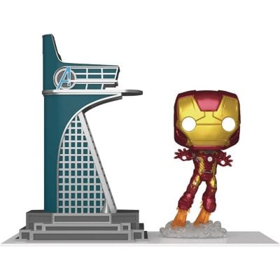 Funko Pop Town - Avengers Tower & Iron Man 35 (Deluxe) (Special Edition) (Glows)