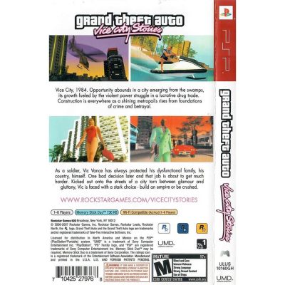 Grand Theft Auto Vice City Stories Psp #2 (Greatest Hits) (Sem Mapa) (Sem Manual)