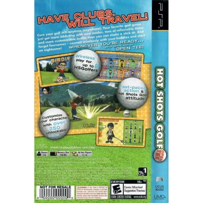 Hot Shots Golf Open Tee Psp