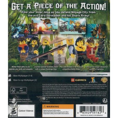 Lego Ninjago Movie Video Game Xbox One