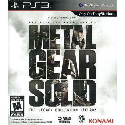 Metal Gear Solid The Legacy Collection Ps3 (Com Luva)