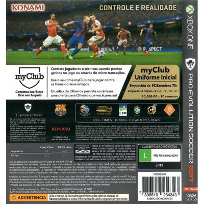 Pro Evolution Soccer 2017 Xbox One