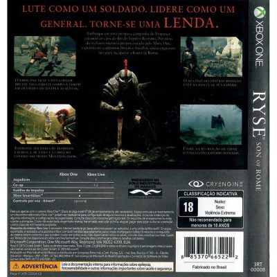 Ryse Son Of Rome Xbox One #1