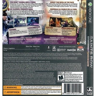 Saints Row Iv Re-Elected And Gat Out Of Hell Xbox One #1
