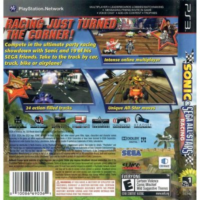 Sonic & Sega All Stars Racing Ps3 #1