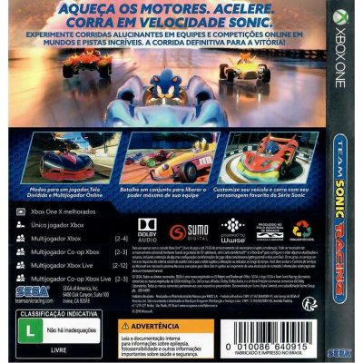 Team Sonic Racing Xbox One #1