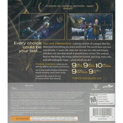 The Walking Dead Season Two Xbox One