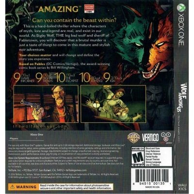 The Wolf Among Us Xbox One #1