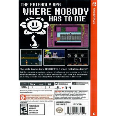 Undertale Nintendo Switch