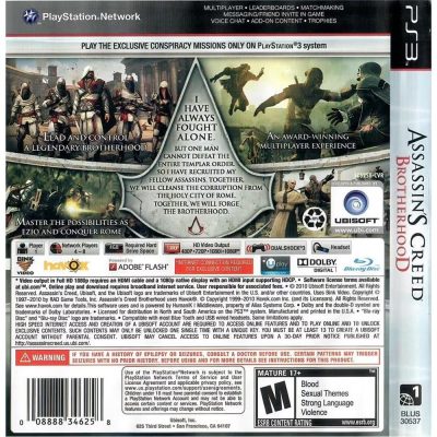 Assassins Creed Brotherhood Ps3 #3