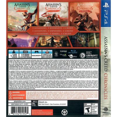 Assassins Creed Chronicles Ps4