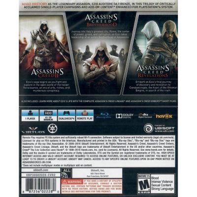 Assassins Creed The Ezio Collection Ps4