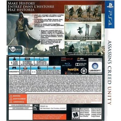Assassins Creed Unity Ps4