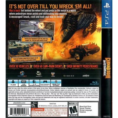 Carmageddon Max Damage Ps4
